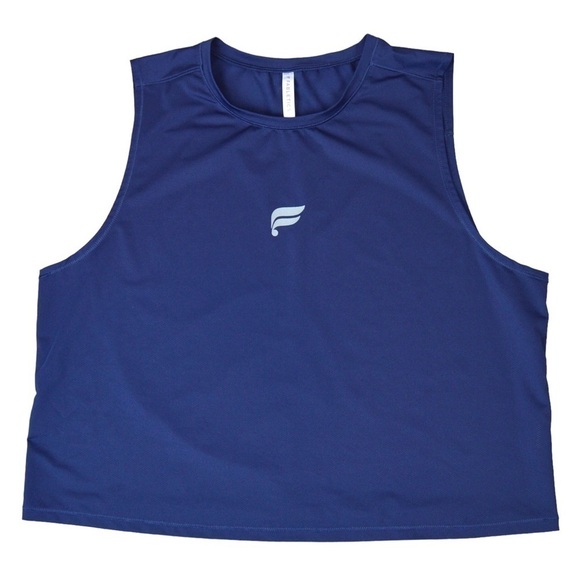 Fabletics Phoenix Breathe Muscle Tank Womens Size XXL, Navy Blue - Picture 1 of 8